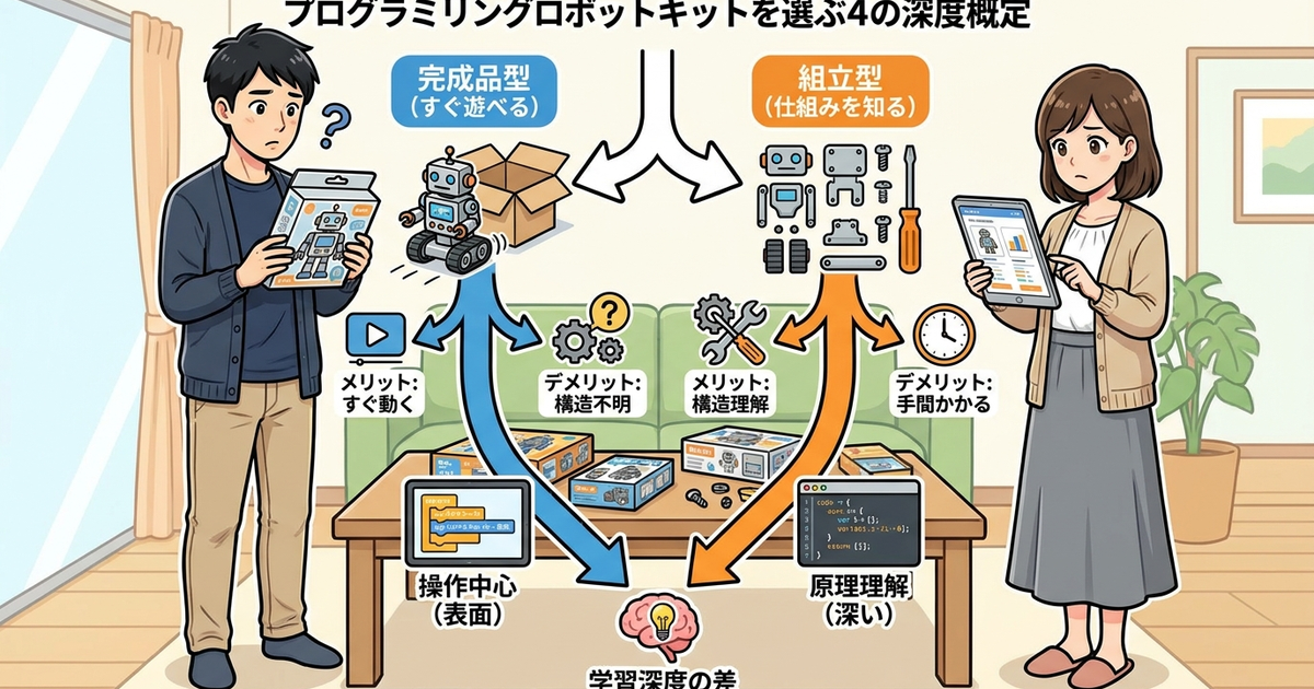 ロボット玩具キット選びで見落とされる4つの判断軸