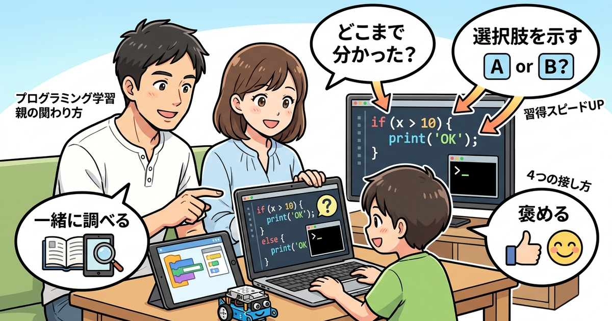 親の関わり方を変えるだけで習得スピードが変わる4つの接し方