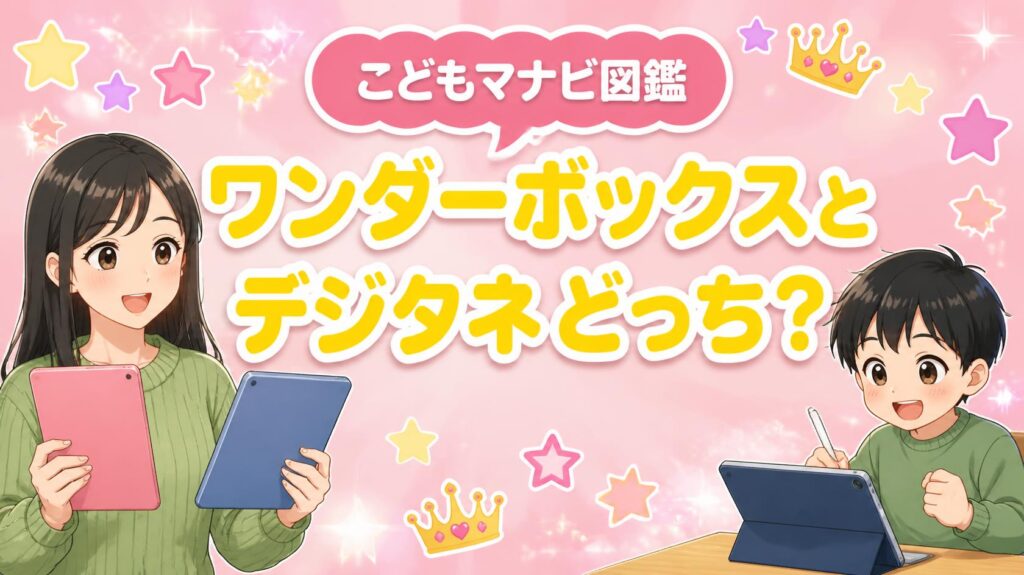 ワンダーボックスとデジタネ、小学生にはどっちがいいのか全部調べた